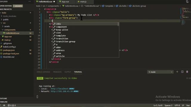 Learn to Create To-Do web application with Vue Js смотреть онлайн