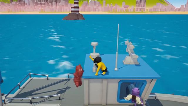 Скамим друг друга Gang Beasts смотреть онлайн