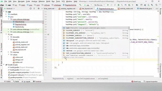 How create app like WhatsApp with Firebase part 2 - Authtentication with Firebase | J.Vishwaa смотреть онлайн