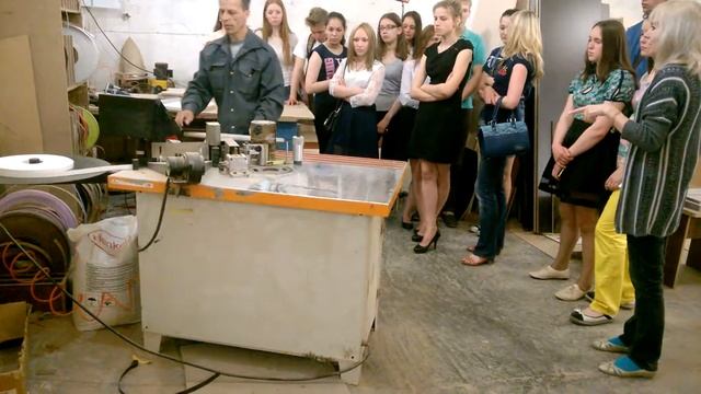 Экскурсия участников проекта "Школа бизнеса" 2016г. на производственное предприятие. смотреть онлайн