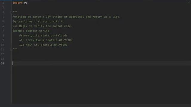 Amazon CodeWhisperer - Parse Addresses from CSV and Validate Postal Code with RegEx - Python смотреть онлайн