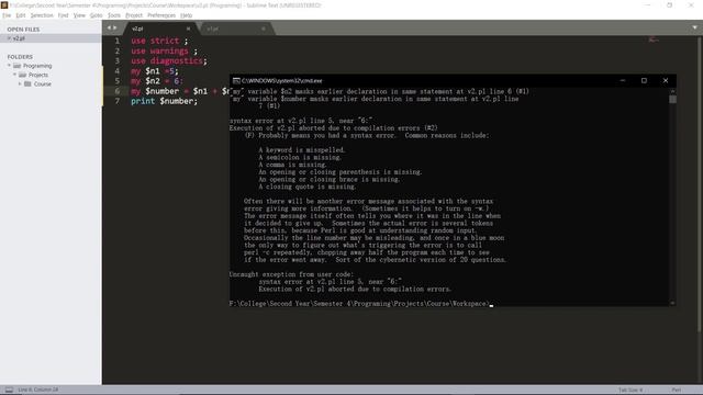 أساسيات Perl : Data types смотреть онлайн