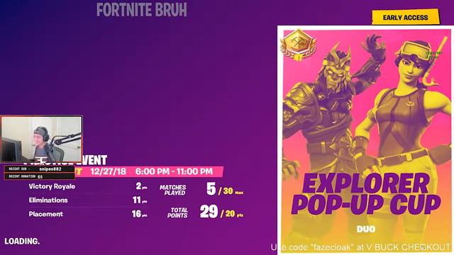 Tfue GETS the FREE Merry Marauder's Back Bling Munchkin Fortnite смотреть онлайн