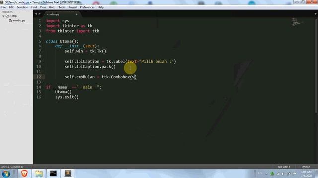 Python dan GUI Tkinter (04) Combobox смотреть онлайн