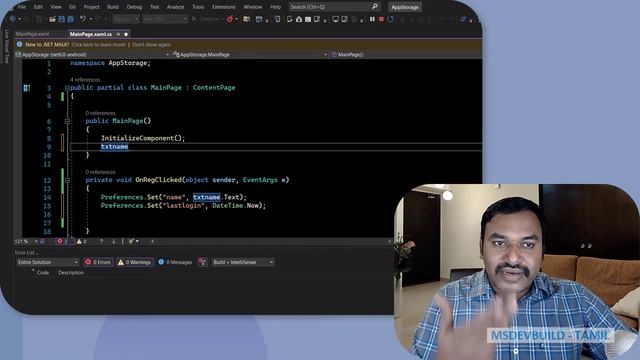.NET MAUI Preferences Store & Load Data For MAUI Persistence | iOS, Android, UWP | MSDEVBUILD Tamil смотреть онлайн