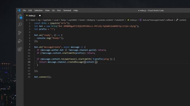 Inline Replies — (Node.js / Discord.Eris) — No. 2 смотреть онлайн