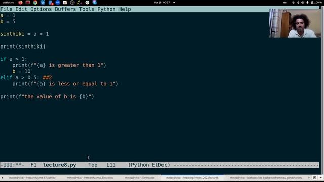 BIOL494 2023 - Introduction to Programming Python - Lecture8 1 if 2023 10 18 00 03 44 смотреть онлайн