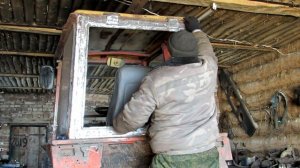 Т-25. Изготовление заднего окна