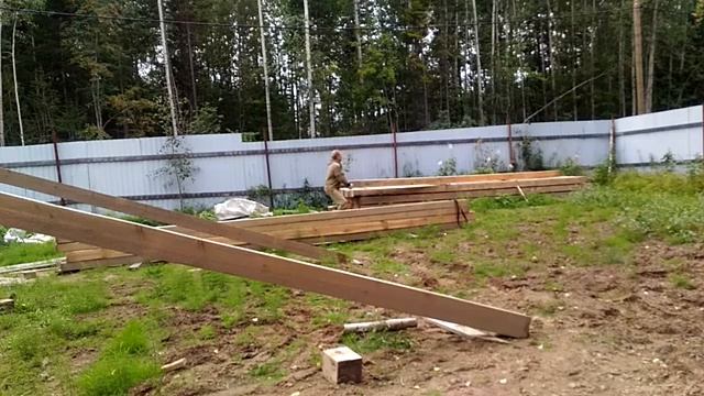 #5-1 Сломал ногу или Как поднять одному брус! смотреть онлайн