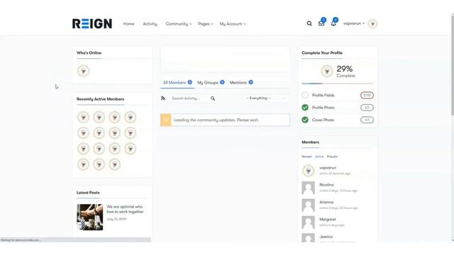 How to Configure Sticky Header - Reign BuddyPress Theme смотреть онлайн