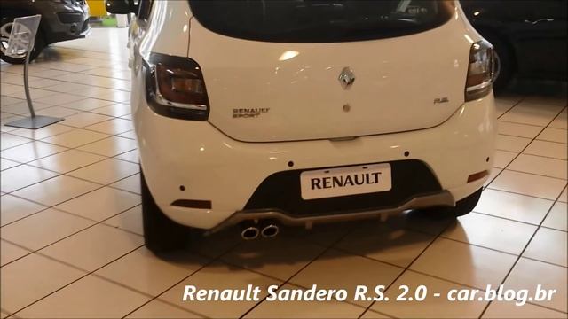 Renault Sandero R.S. 2.0 - detalhes - www.car.blog.br смотреть онлайн