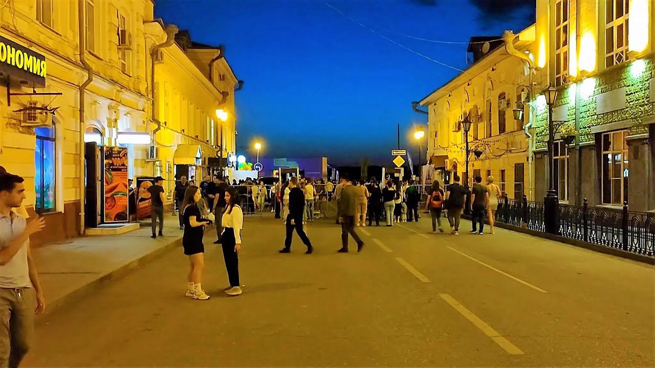 ДЕНЬ МОЛОДЕЖИ 2023.Астрахань.Вечерняя прогулка по набережной Волги смотреть онлайн