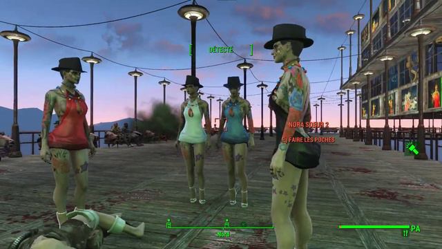 Fallout 4 - Nora And His Sisters Katana Finish Move 1 - French смотреть онлайн