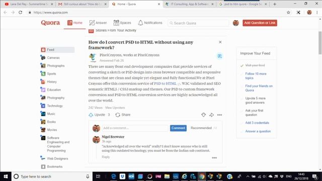 Oh No PSD to HTML to Bootstrap Studio смотреть онлайн