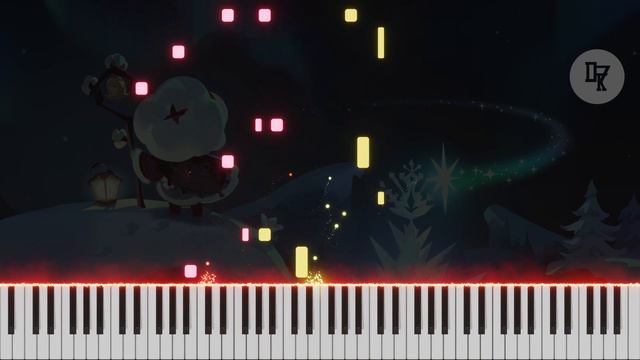 Cookie Run : Kingdom - Christmas Intro and Town (Piano Cover) смотреть онлайн