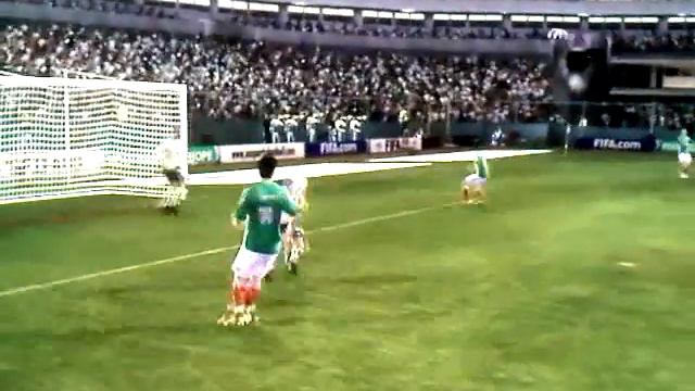 Mexico Chilena Goal FIFA 09 смотреть онлайн