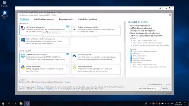 How to download and install .NET Framework into Visual Studio 2017 смотреть онлайн