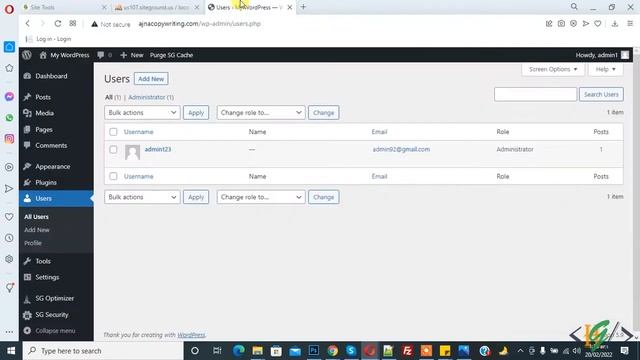 How to change WordPress Admin User Email Address in MySQL phpMyAdmin and WordPress Dashboard смотреть онлайн