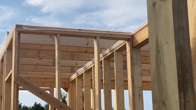 Начало перекрытия первого и второго Этажа в каркасном доме смотреть онлайн