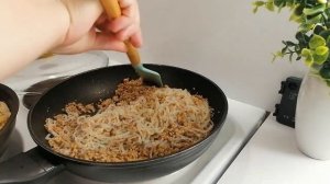 Ширатаки спагетти. Мой диетический ужин.