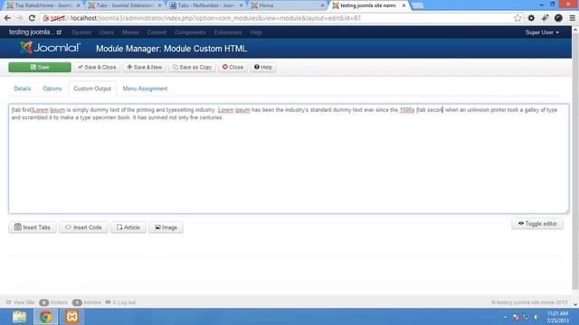 how to add tabs (Accordian) in joomla 3 in hindi part 21 смотреть онлайн