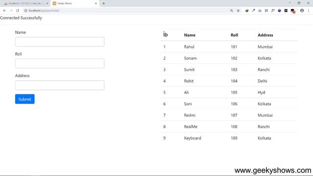 Retrieve and Insert Data using MySQLi Object Oriented with Prepared Statement in PHP (Hindi) смотреть онлайн
