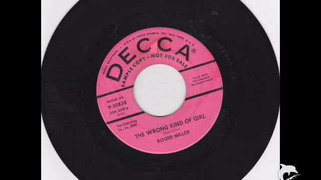 Roger Miller - The wrong kind of girl смотреть онлайн