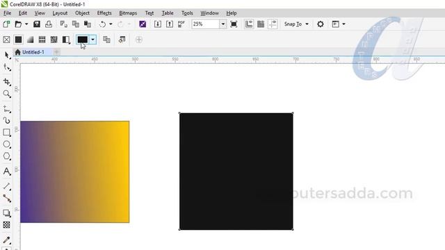 CorelDraw Telugu Tutorials - 18 || Interactive Tool with all Properties|| Computersadda.com смотреть онлайн