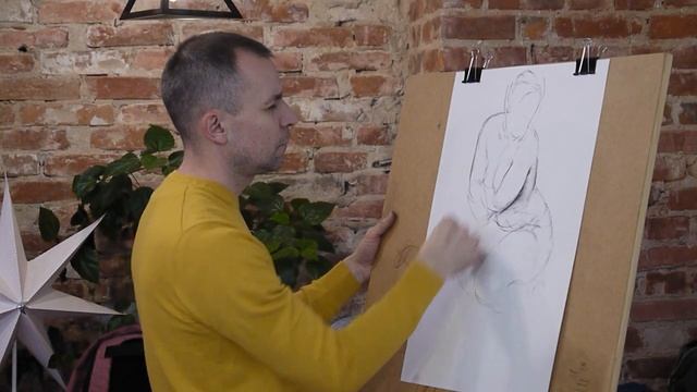 Стиль наброска. Glenn Vilppu и Stan Prokopenko @ProkoTV [А. Рыжкин | МК | Набросок | 10.01.21г.] смотреть онлайн