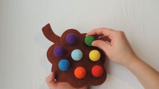 Развивающие  игрушки от проекта КАНАПУШКИ - фетровязаные игрушки