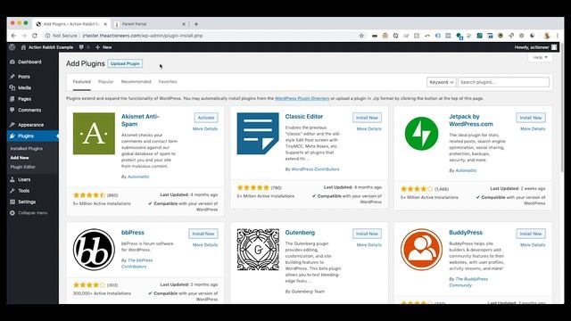 How to install Action Rabbit. The Jackrabbit Class Wordpress Plugin смотреть онлайн