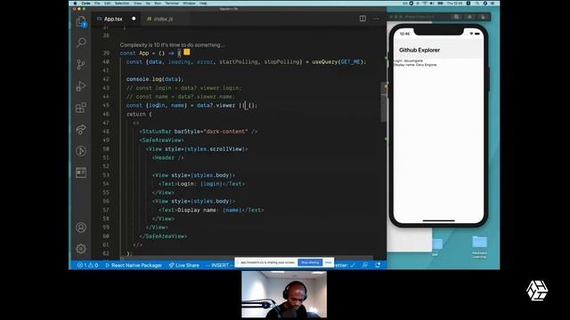 Live coding an application with GraphQL Apollo & React Native - Live Webinar | Hacklunch смотреть онлайн