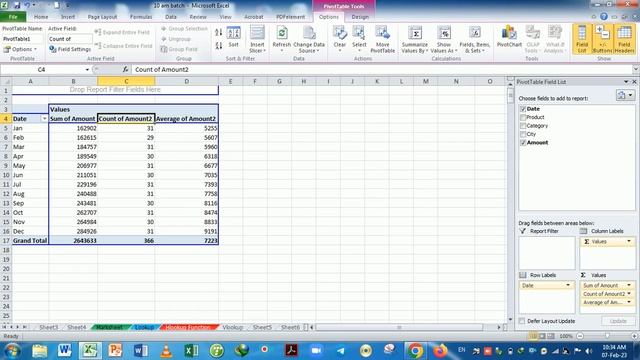 Pivot table | Basic Pivot Table | Excel Pivot Table | Pivot in excel| Pivot chart | pivot MIS Repor смотреть онлайн