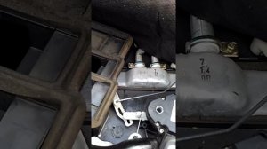 MB ML320 W163 Замена электронного привода заслонки печки на тросик