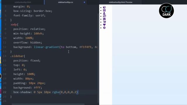 How to Create Navigation Tooltip Using CSS смотреть онлайн