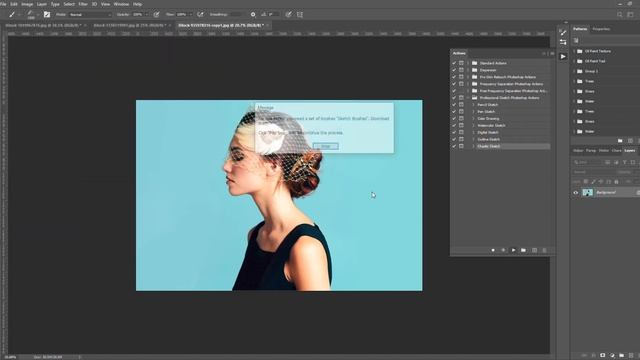 How to Use Chaotic Sketch Photoshop Actions смотреть онлайн