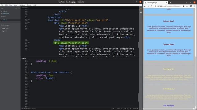 Simple responsive landing page with pure CSS - Web Page Example 2 смотреть онлайн