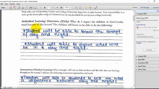 Teaching Practice Part 8. How to make lesson plan on Day & Night in General Science Subject. смотреть онлайн