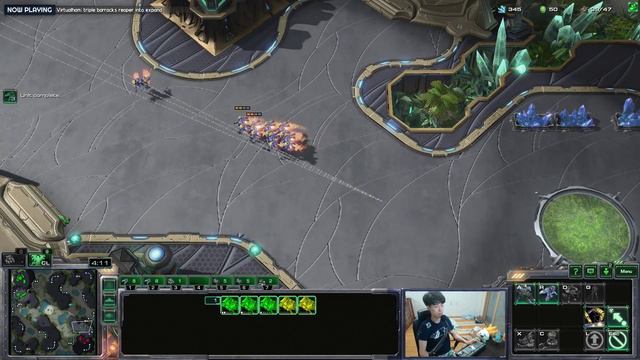 3 Barracks Reaper vs 2 Barracks Reaper l StarCraft 2: Legacy of the Void l Crank смотреть онлайн