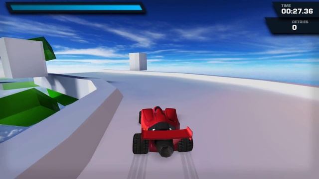 Jet Car Stunts Gameplay - What a finish (Gold Medal)! смотреть онлайн