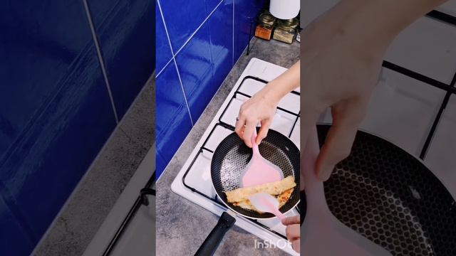 Омлет по-новому, ЯИЧНЫЙ РОЛЛ ПО-КОРЕЙСКИ. смотреть онлайн