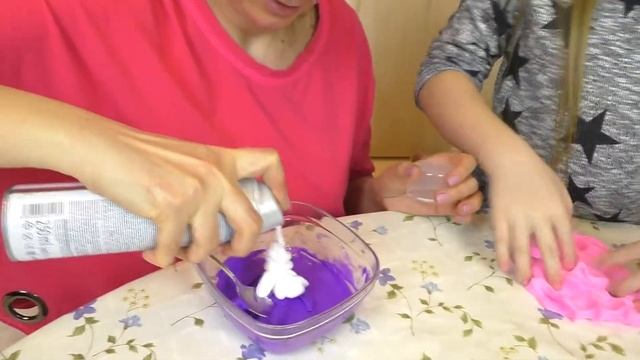 Делаем слайм из воздушного пластилина. смотреть онлайн