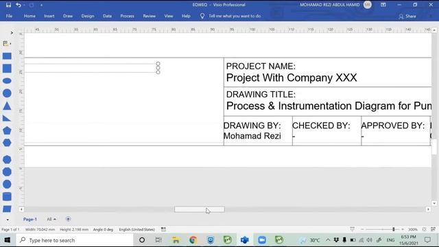 Microsoft Visio - Insert Title Block (AutoCAD) to P&ID Drawing (Visio) смотреть онлайн