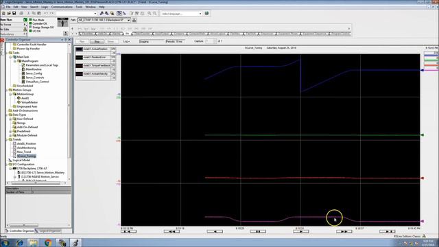 RSlogix 5000 Servo S-Curve Tuning Using a Trend by Online PLC Support смотреть онлайн