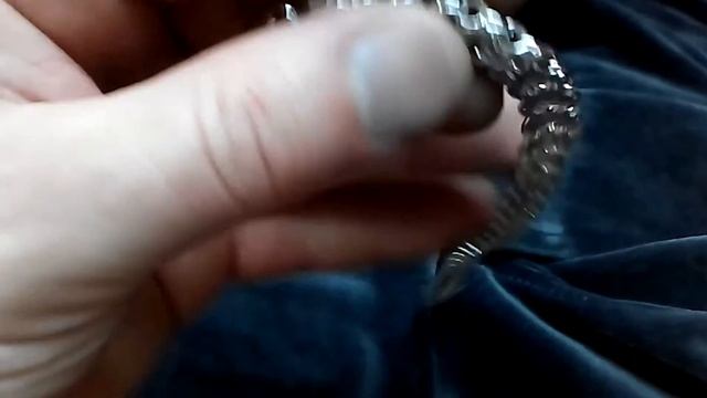 Видеообзор браслета из серебра 925 пробы плетение двойной ручеёк. Ручная работа смотреть онлайн