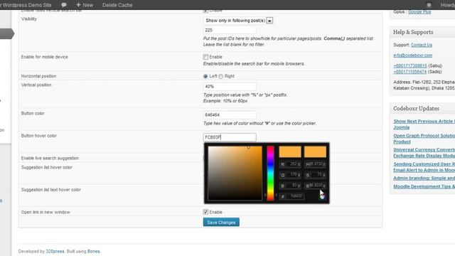 Fixed Vertical Live Search with Custom Post Type Filter for Wordpress смотреть онлайн