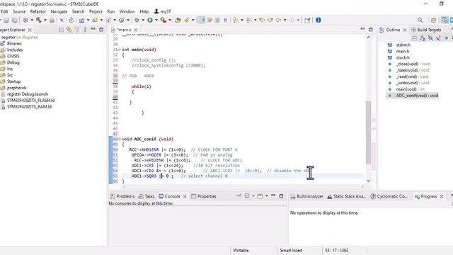 #6 STM32 Register-based (ADC) смотреть онлайн