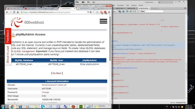 sistema de datos farmacia login-registrarse,conexion remota 000webhost php-html-mysqli смотреть онлайн