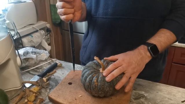 Что случилось с японской тыквой кабочей Кацума Нанкин после одного года хранения! смотреть онлайн