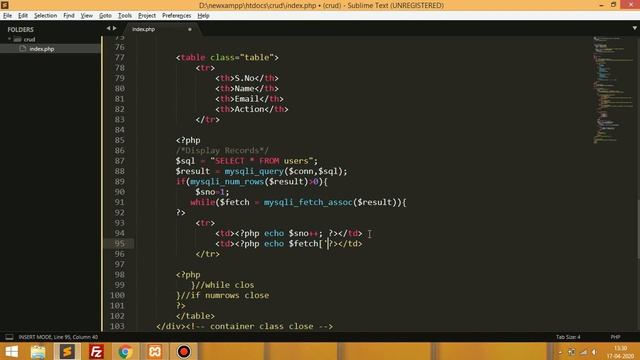CRUD(Create Read Update Delete) Operation in PHP with Mysql смотреть онлайн